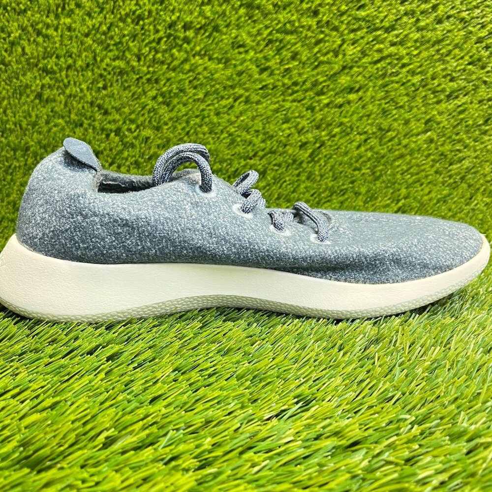 Allbirds Wool Runners Mens Size 10 Blue White Athletic Running Shoes Sneakers - Picture 4 of 10